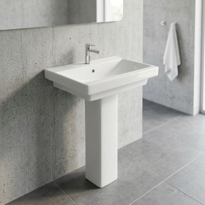 Lavabo de Pedestal de Cerámica Moderno, de Pie, en Oferta, Precio de Mayoreo en China - Product Image 4