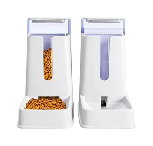 Alta Qualidade Por Atacado Barato Automático Cão e Gato Pet Bowls Alimentadores 3.5l Food Dispenser Pet Water Fountain