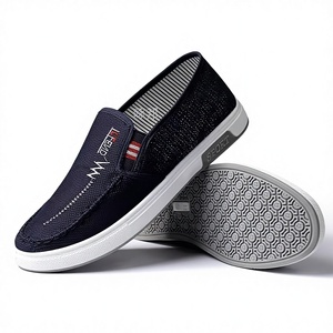 Nuevo Estilo Verano Estudiante Slip-On Moda Casual Transpirable Lona Vaquera Forro de Malla Ligero Cómodo Deportivo - Product Image 2