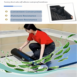 Membrane d'étanchéité autocollante en asphalte utilisée pour <span class=keywords><strong>l</strong></span>'étanchéité des toitures métalliques, des projets <span class=keywords><strong>de</strong></span> construction en béton et la réparation <span class=keywords><strong>de</strong></span> toitures - Product Image 1