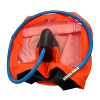Ayon EN1146 Dispositif de Respiration d'Évacuation d'Urgence Orange, Capuche Respiratoire Ignifuge pour SCBA EEBD ELSA, Capuche de Sécurité