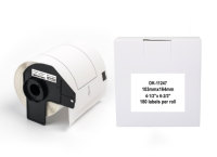 Kompatibel DK-11247 DK11247 DK-1247 103mmx164mmx180 Kertas Stiker Termal Perekat Diri Gulungan Label untuk Printer Brother QL