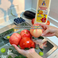 Détergent liquide écologique Crown Grand, antibactérien, parfum citron, élimination des taches tenaces, qualité alimentaire, doux, non abrasif, 50%-80%