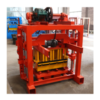 QTJ4-40 semi-automatique 4 5 6 8 pouces Verrouillage pavé creux petite entreprise idée ciment béton brique bloc faisant la machine