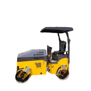Rouleau vibratoire 3 tonnes, double tambour, entièrement hydraulique, double entraînement, pour la construction routière et le compactage du sol - Product Image 5