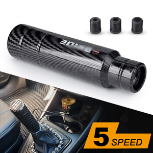 Cnspeed Carbon Fiber Gear <b>Shift</b> <b>Knob</b> M8 M10 M12 5 Speed Manual Automatic Car Shifter - Product Image 3