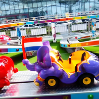 Harga Pabrik Wahana Kereta Mini Roller Coaster Listrik Permainan Karnaval Wahana Mini Space Shuttle