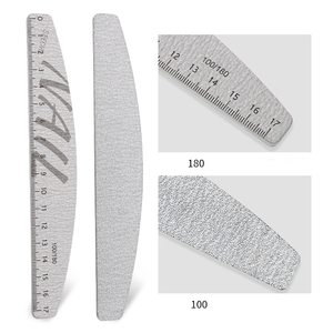 Lima de Uñas Profesional Personalizada Zebra de Doble Cara, Herramienta para Manicura con Papel de Lija de Grano 80/100/120/150/180/240/320 - Product Image 4