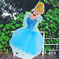 Conception de gros dessin animé 7 princesse gâteau haut anniversaire mariage décor pour merveilleux décor de fête