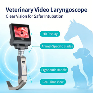 Videolaringoscopio Veterinario Reutilizable con Pantalla de 3 Pulgadas, 32 GB de Almacenamiento, Batería Recargable, Endoscopio para Animales Pequeños - Product Image 3