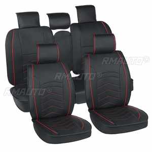 Fundas para Asientos de Automóvil, Fundas de Cuero PU para Asientos, Protector de Asiento Delantero, Universal para Auto - Product Image 3