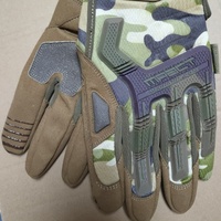 Guantes Impermeables para Exteriores con Pantalla Táctil, Guantes de Entrenamiento Resistentes con Protección para Nudillos, Guantes Tácticos de Poliéster Resistentes al Desgaste y a los Arañazos