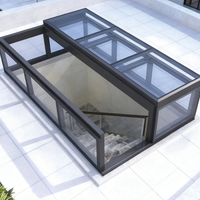 Grande fenêtre coulissante à battant pour salles de bain ensoleillées, avec capteur motorisé, cadre en aluminium, insonorisation efficace, design électrique populaire