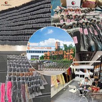 Foxen Couleur Naturelle 10A, Mèches de Cheveux Vietnamiens Bruts de 10 à 40 Pouces, Mèches de Cheveux Humains Péruviens, Extensions de Cheveux Humains Double Drawn