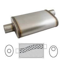 Convertisseur catalytique universel en acier inoxydable à trois voies, tuyau de silencieux d'échappement de remplacement automobile