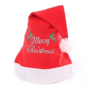 Décorations de Noël Père Noël Cerf Bonhomme de neige Chapeaux pour adultes et enfants Fête de vacances Lettres de Noël en peluche - Product Image 4