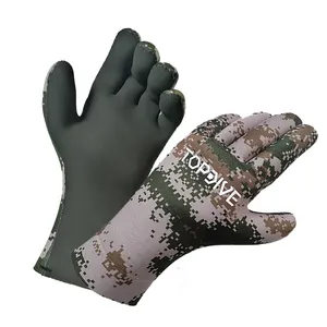 Spearfishing Diving Gloves 5mm Waterproof Swimming Neoprene Gloves For Men