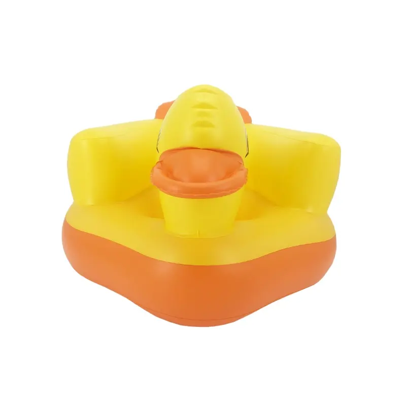 yellow duck inflatable baby chair Infant inflatable dinning chair toddles inflatable bath Chair kids Sofa Bath Seats Dining Seat
