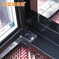 Désembuage chauffé électriquement Vertical 4 portes en verre Affichage de boissons Réfrigérateur Walk-in Refroidisseur Congélateur Porte en verre Mode refroidissement par air