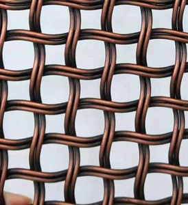 Maille architecturale ondulée en laiton antique - Tissu décoratif en acier inoxydable de qualité supérieure pour intérieurs de luxe - Product Image 2