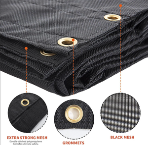 HDPE Mesh Wasserdichte reißfeste Planen für Pickup Truck Cover Industrie Plane für Pool Yard Carport Cover - Product Image 2