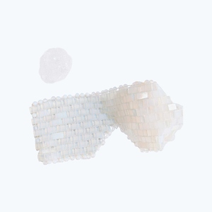 Masque pour les yeux en jade opale naturel, directement de l'usine, pour le refroidissement du visage, artisanat en pierre semi-précieuse - Product Image 1