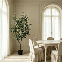 Décoration événementielle en gros : Faux olivier sur pied, plantes artificielles réalistes, bonsaï en pot, cadeaux de mariage et de Noël, décoration pour bureau et maison