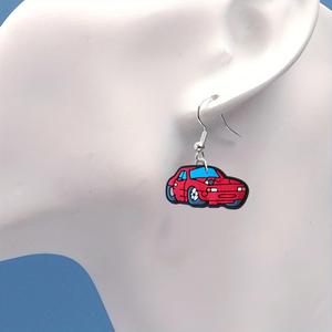 Boucles d'oreilles créatives <span class=keywords><strong>Shein</strong></span> en stock – Adorables boucles d'oreilles tendance au design de voiture - Product Image 6