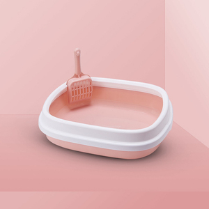 Bac à litière semi-fermé pour chat, très populaire chez Pet Shop - Grande toilette pour chat, fournitures pour animaux de compagnie - Product Image 3
