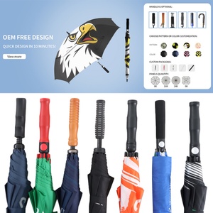 Extra Large 54/62/68/72 Inch Golf <b>Umbrella</b> Oversize Double Canopy Vented Windproof Waterproof with 8k Ribs Semi-Automatic - Product Image 4