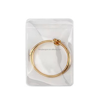 Sac à fermeture éclair en PVC transparent recyclable de haute qualité Emballage de bijoux en plastique de petite taille pour bagues cosmétiques