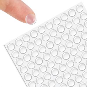 Coussinets adhésifs en silicone transparent KB pour usage domestique, protection des meubles, pare-chocs pour portes d'armoires avec service de découpe - Product Image 2