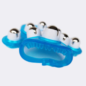 Ручной массажер для снятия боли в мышцах спины, шеи, суставов, стоп, плеч, ног, в форме ладони, массажная перчатка-роллер с шариком, материал ПВХ - Product Image 5