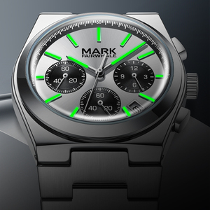 <span class=keywords><strong>Orologio</strong></span> da Polso al Quarzo da <span class=keywords><strong>Uomo</strong></span> Mark Fairwhale, Cassa in Acciaio Inossidabile con Set Bracciale, Quadrante 40MM, Impermeabile, <span class=keywords><strong>Orologio</strong></span> Elegante da Ufficio FW-5170 - Product Image 4