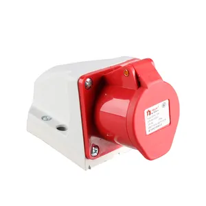 Delixi Electric Manufacture IP44 220V 16A 32A Waterproof Industrial Electrical Socket