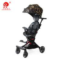 Poussettes magiques pliables modernes de luxe de haute qualité avec 4 roues et auvent
