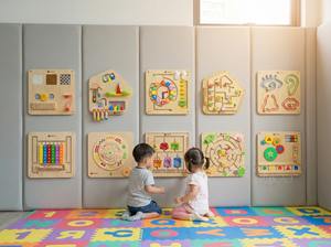 Tableau musical interactif en bois - Jouet mural éducatif pour les enfants de 2 à 13 ans, sûr, non toxique, peu encombrant, performance musicale préscolaire - Product Image 3