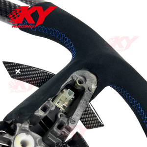 Volante Deportivo de Cuero y Fibra de Carbono para Mazda 3 Axela 6 CX30 CX50 MX30 CX3 CX4 CX5 GT - Product Image 3