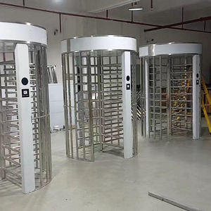 더블 레인 전체 높이 RFID 카드 액세스 제어 시스템 스윙 배리어 개찰구 강화 보안 휠체어 사용자 사람들 - Product Image 6