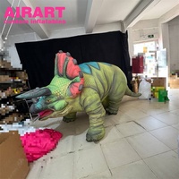 Nouveau ballon gonflable de Triceratops de dragon, costume adapté aux besoins du client de Triceratops d'animal sauvage pour la décoration de pelouse