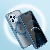 Étui de téléphone magnétique moulé par injection personnalisé pour iPhone, portable, antichoc, anti-chute, découpes précises, anneau magnétique puissant
