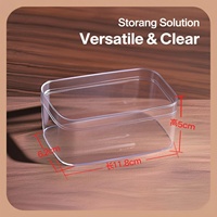Gobelet transparent en plastique rigide pour pudding aux fruits, boîte à dessert/tiramisu recyclable, conteneur à gâteau avec vernis pour magasin d'alimentation