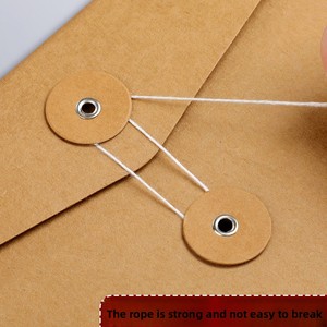 Công suất lớn A4 A5 giấy tập tin túi dày Kraft ngang Hội Đồng Quản trị cho dữ liệu lưu trữ tài liệu Bộ sưu tập chuỗi Kraft túi giấy - Product Image 5