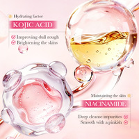 Savon Éclaircissant à l'Acide Kojique Pêche 90g, Fait Main, Hydratant, Vente Directe Usine, Prise en Charge OEM ODM, Marque Privée, Forme et Emballage Personnalisables
