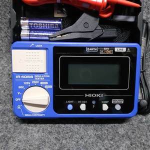 เครื่องทดสอบความต้านทานฉนวนกัน IR4056-21 Hioki IR4057-50 IR4058 IR3455รับประกัน1ปีความแม่นยำสูง IP65 Ir4056 Hioki - Product Image 5