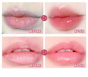 Masque Lèvres en Gelée Rose au Collagène et à l'Acide Hyaluronique Végétalien, Parfum Pêche, Forme Lèvres, Vente en Gros Usine - Product Image 5