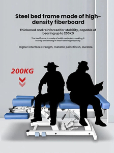 Meja Pijat <span class=keywords><strong>Chiropractic</strong></span> Elektrik yang Dapat Disesuaikan Tingginya, Peralatan Fisioterapi Otomatis - Product Image 6