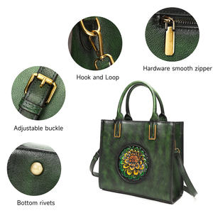 Borsa di design <span class=keywords><strong>Vintage</strong></span> in rilievo borsa a tracolla in pelle di lusso <span class=keywords><strong>borse</strong></span> in vera pelle da donna - Product Image 6