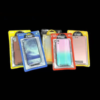 Digital Printing Phone Case Plastic Zip Lock Bags Matte Finish Electronic Products Packing Zipper Pouch Bags