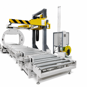 Machine de cerclage horizontale pour palettes, équipement de regroupement stable, compatible avec les robots pour palettes de cartons empilés - Product Image 1